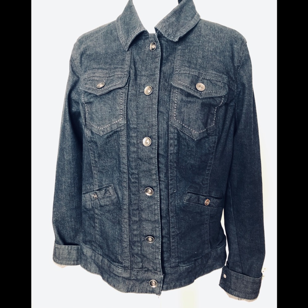 Cotton Ginny dark denim jean jacket